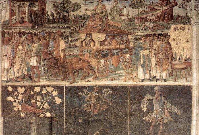 Allegory of July: Triumph of Jupiter, Cosimo Tura